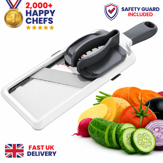 Adjustable Mandoline Slicer with Safety Guard | Vegetable Cutter